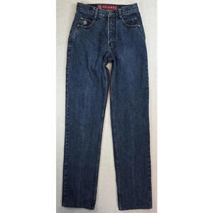 Vtg Posted Relaxed 5/27 Women Denim Jeans "No Trespassing" Zipper 100% Cotton